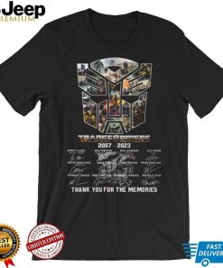 Transformers 2007 – 2023 Thank You For The Memories Shirt