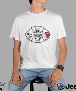 Transperfect Music City Bowl 2023 Team Auburn Vs Maryland Head To Head Helmet College Football Bowl Games T shirt