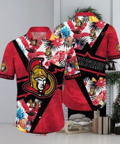 Travel Style Ottawa Senators NHL Hawaiian Aloha Shirt