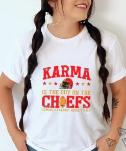 Travis Kelce And Taylor Karma Is The Guy On The Chief shirt