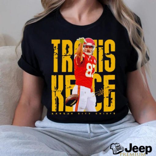 Travis Kelce Kansas City Chiefs signature 2023 shirt