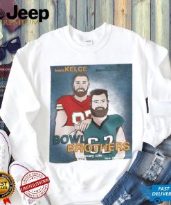 Travis Kelce Vs Jason Kelce 2023 Bowl Brothers Shirt