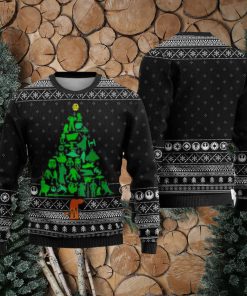 Tree Ugly Christmas Sweater Star Movie Character Gift For Men Women Superhero