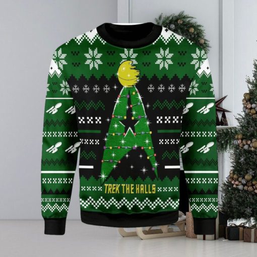 Trek The Halls T Shirt Hoodie Sweatpants Ugly Christmas Sweater
