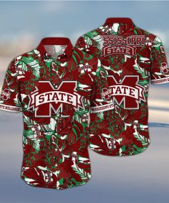 Trending Aloha NCAA Mississippi State Bulldogs Hawaiian Shirt Beach Gift For Friend