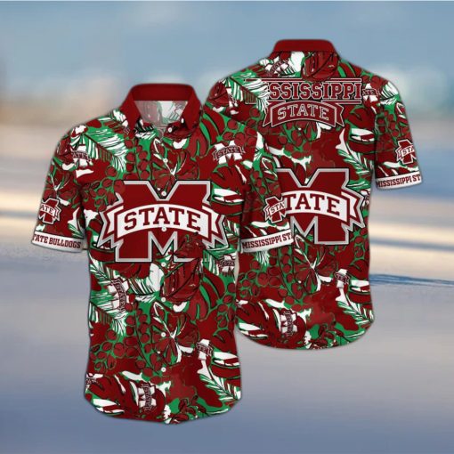 Trending Aloha NCAA Mississippi State Bulldogs Hawaiian Shirt Beach Gift For Friend