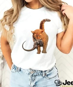 Trending Cat eat Aline shirt