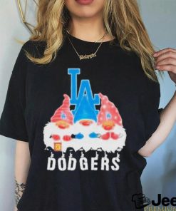 Trending Los Angeles Dodgers Gnomies Christmas shirt