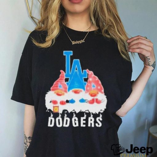 Trending Los Angeles Dodgers Gnomies Christmas shirt