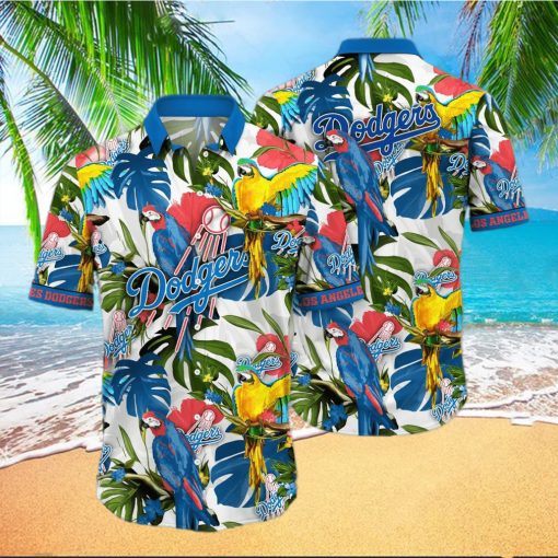 Trending MLB Los Angeles Dodgers Floral Flower Hawaiian Shirt