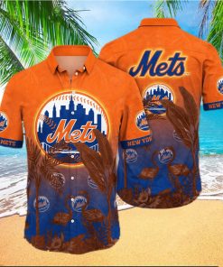 Trending MLB New York Mets Floral Flower Hawaiian Shirt