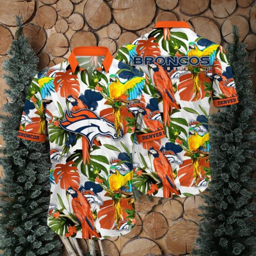 Trending NFL Denver Broncos Flower Summer Hawaiian Shirt