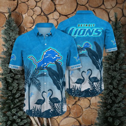 Trending NFL Detroit Lions Flower Summer Hawaiian Shirt