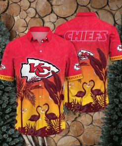 Trending NFL Kansas City Chiefs Flower Summer Hawaiian Shirt