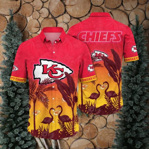 Trending NFL Kansas City Chiefs Flower Summer Hawaiian Shirt