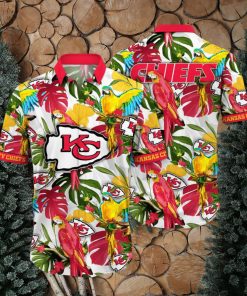 Trending NFL Kansas City Chiefs Summer Flower Hawaiian Shirt