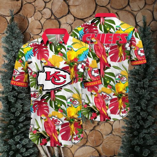 Trending NFL Kansas City Chiefs Summer Flower Hawaiian Shirt