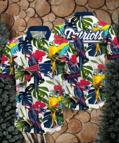 Trending NFL New England Patriots Flower Hawaiian Shirt