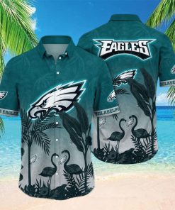 Trending NFL Philadelphia Eagles Flower Hawaiian Shirt