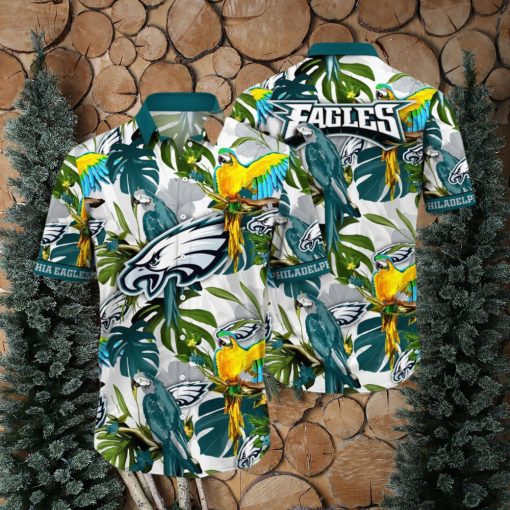Trending NFL Philadelphia Eagles Flower Summer Hawaiian Shirt