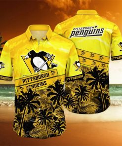 Trending NHL Pittsburgh Penguins Flower Summer Hawaiian Shirt