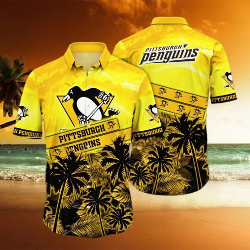 Trending NHL Pittsburgh Penguins Flower Summer Hawaiian Shirt