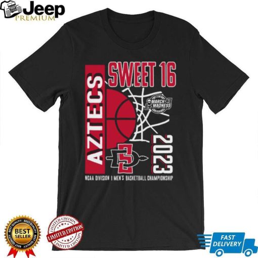 Trending San Diego State Aztecs 2023 NCAA Men’s Basketball Tournament March Madness Sweet 16 shirt