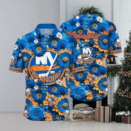 Trending Summer Custom Team New York Islanders Hawaiian Shirt