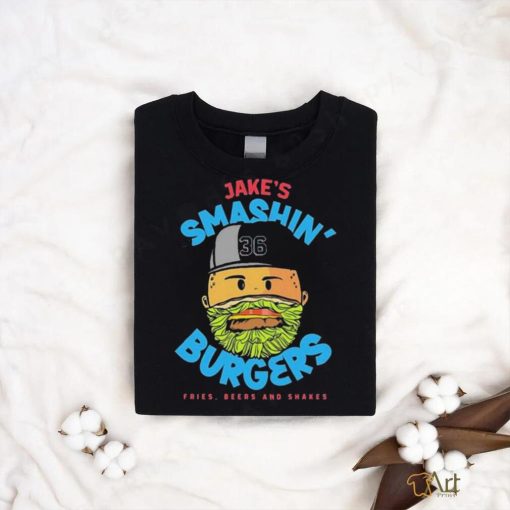 Trending miamI marlins jake burger #36 smashin’ burgers fries beers and shakes Shirt