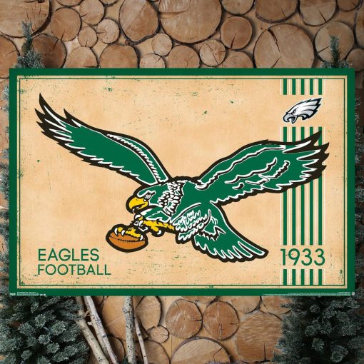 Trends International NFL Philadelphia Eagles   Retro Logo 14 Wall Poster