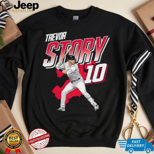 Trevor Story 10 swing shirt