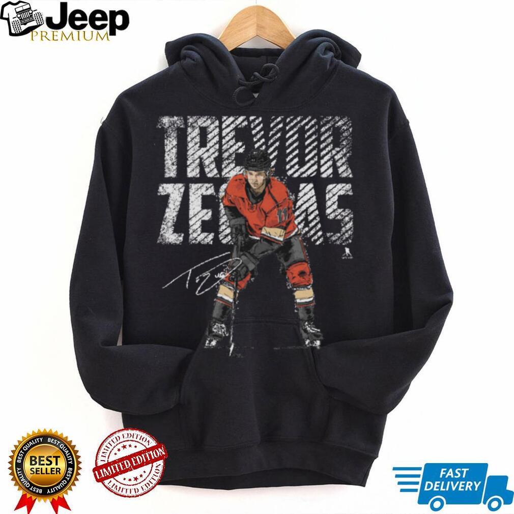 Trevor Zegras Anaheim Bold WHT Shirt