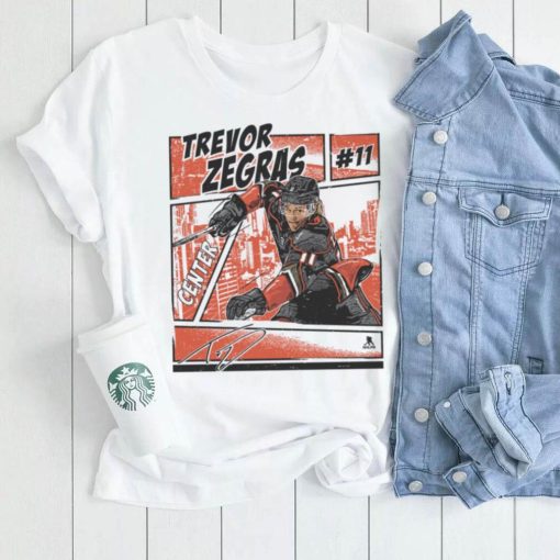 Trevor Zegras Anaheim Comic Shirt