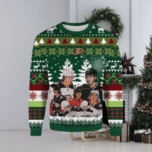 Trevor Zegras Anaheim Ducks Ugly Christmas Sweater