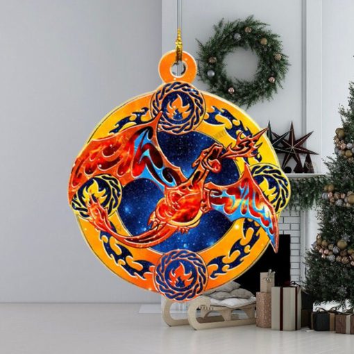 Tribal Charizard Pokemon Christmas 2023 Holiday Gift Ornament