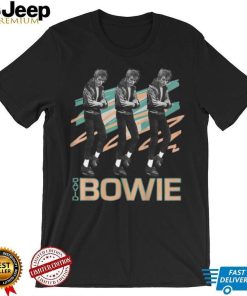 Triple David Bowie pose vintage shirt