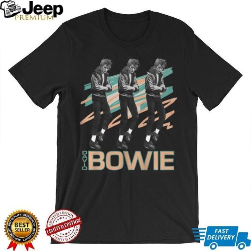 Triple David Bowie pose vintage shirt