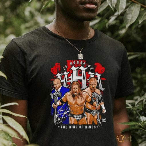 Triple H 25 years the king of kings signature shirt