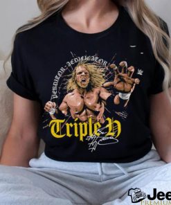 Triple H Crack signature shirt