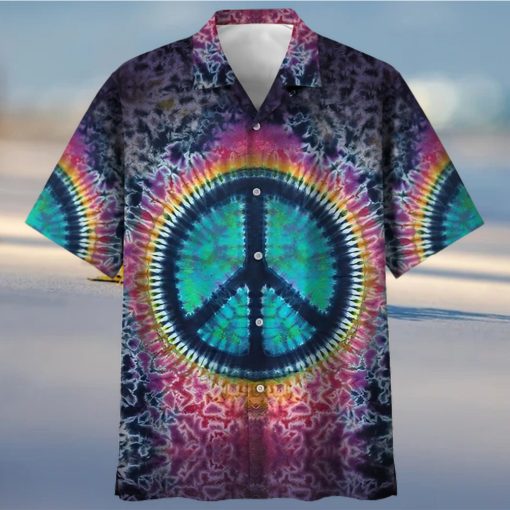 Trippy Peace Sign Colorful Amazing Design Unisex Hawaiian Shirt For Men And Women Dhc17063947