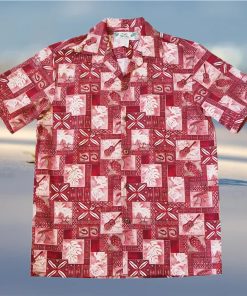 Tropic Vision Red High Quality Hawaiian Shirt