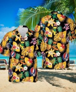 Tropical Aloha Grateful Dead Colorful Dancing Bear Hawaiian Shirt