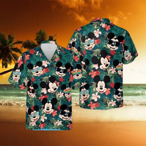 Tropical Aloha Mickey Mouse Hawaiian Shirt Gift For Beach Lovers