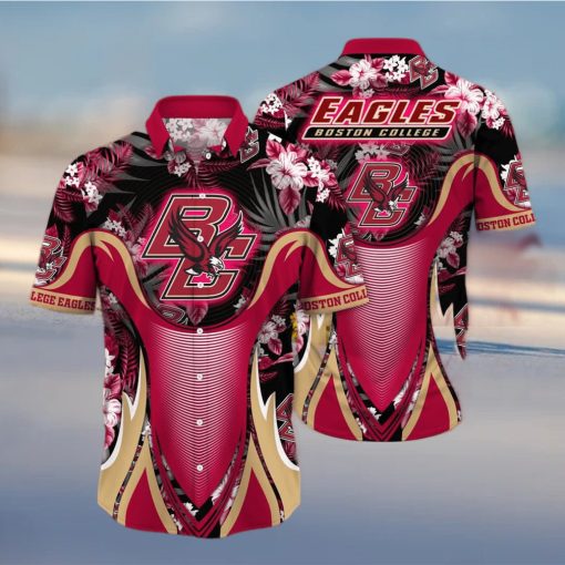 Tropical Aloha NCAA Boston College Eagles Hawaiian Shirt Gift For Beach Lovers