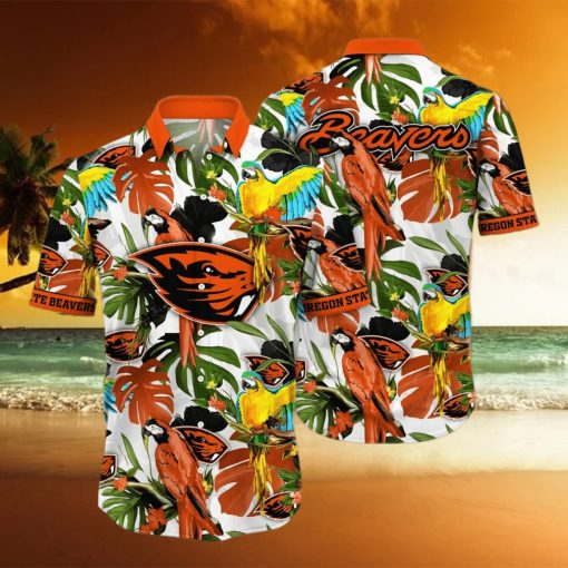 Tropical Aloha NCAA Oregon State Beavers Hawaiian Shirt Gift For Him