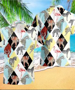 Tropical Animals And Bird Hawaiian Shirt Vacation Gift For Lover Animal