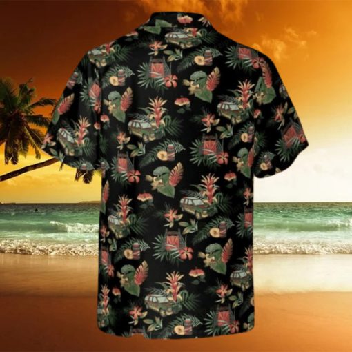 Tropical Dinosaur Jurassic Park Hawaiian Shirt