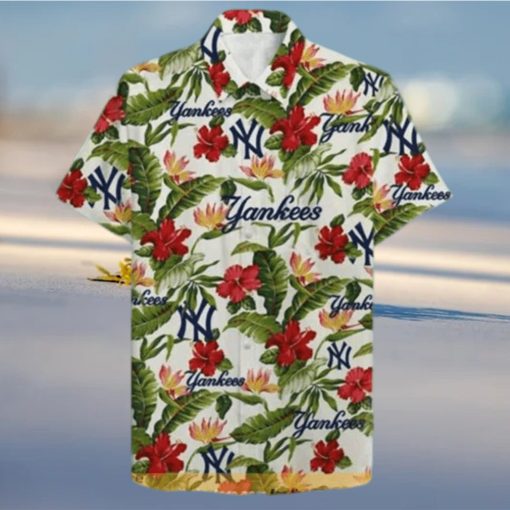 Tropical Flower Pattern Beach Lovers Gift hawaiian shirt