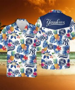 Tropical Fruit Flower New York Yankees Hawaiian Shirt MLB Gifts