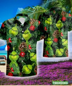 Tropical Grinch Set 3D Hawaiian Shirt And Short Gift For Men And Women